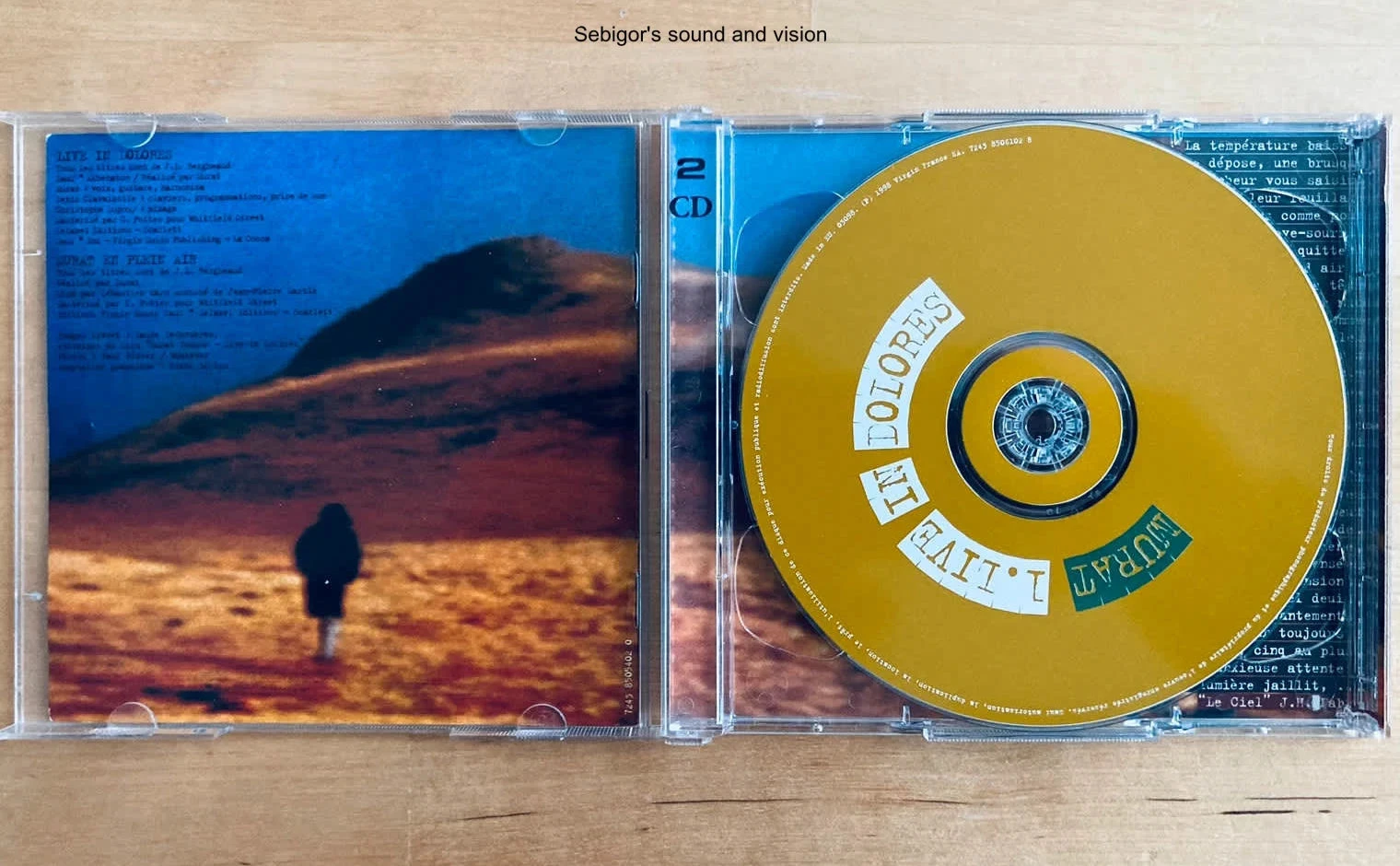 CD dubbel Jean-Louis Murat Live in Dolores en Murat in de open lucht. – photo 2